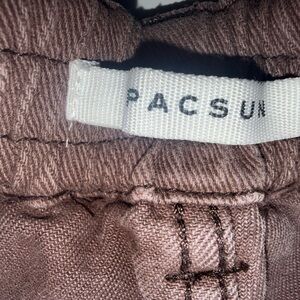 Pacsun women’s size S brown cargo pants with elastic waist